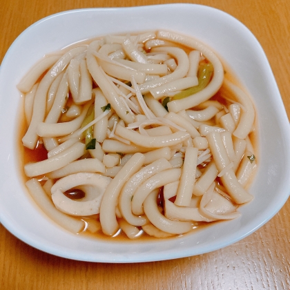 家にあるもので！すき焼き風うどん