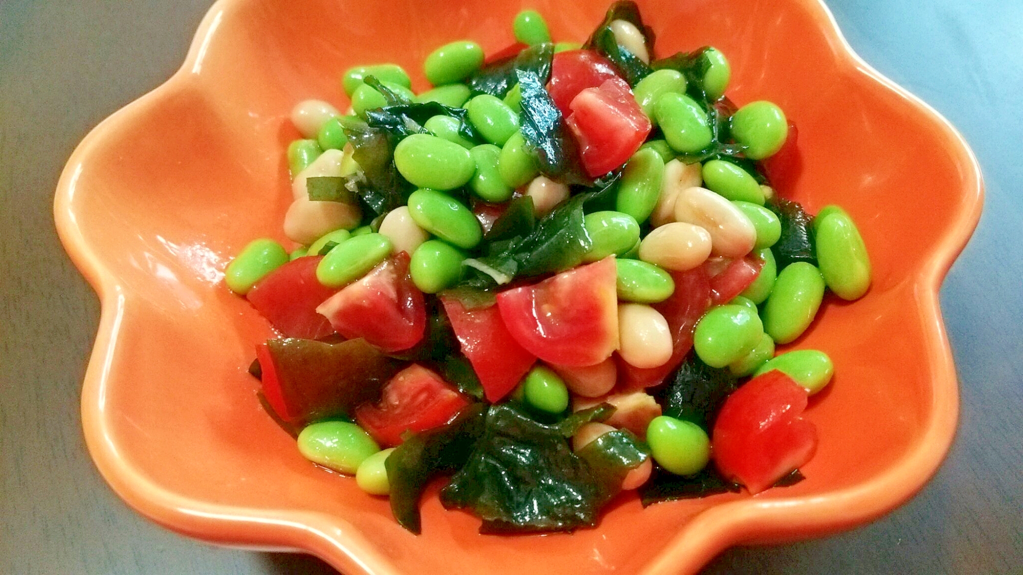 バルサミコ酢で！枝豆と大豆のさっぱりサラダ