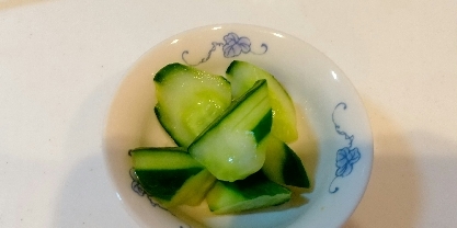 作り置きに！すぐでき！カンタンきゅうりの白だし和え