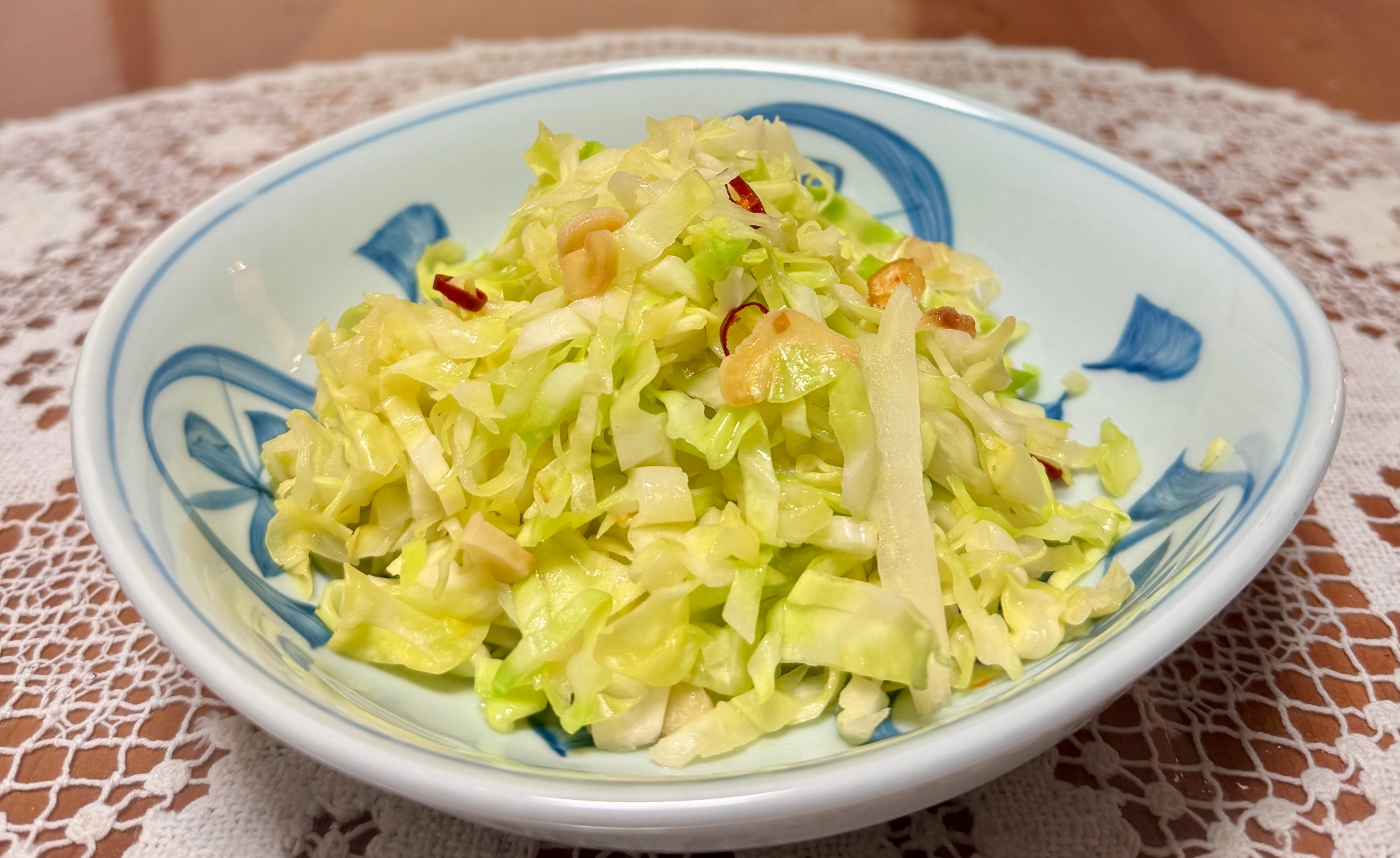 つけ合わせにピッタリ❗️キャベツの☆ペペロンチーノ