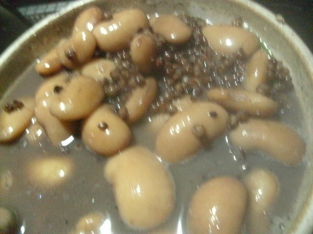 花豆のたかきび煮