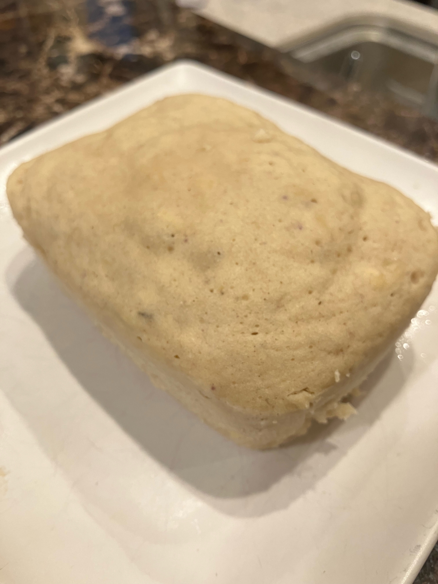 レンチン!フワフワ米粉蒸しパン