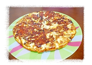しめじと玉ねぎのスペインオムレツ♪