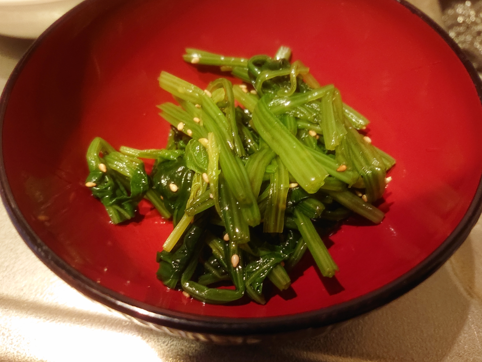 ほうれん草の胡麻浸し