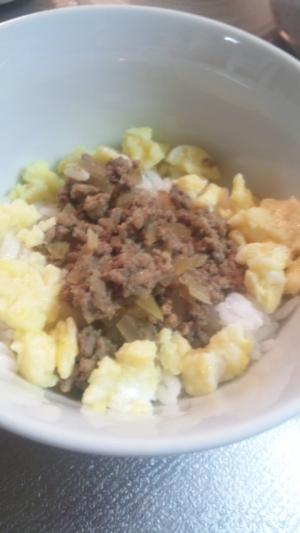 挽き肉で節約やわらか☆牛丼風どんぶり