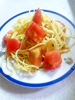 超簡単☆トマト冷製スパゲッティ