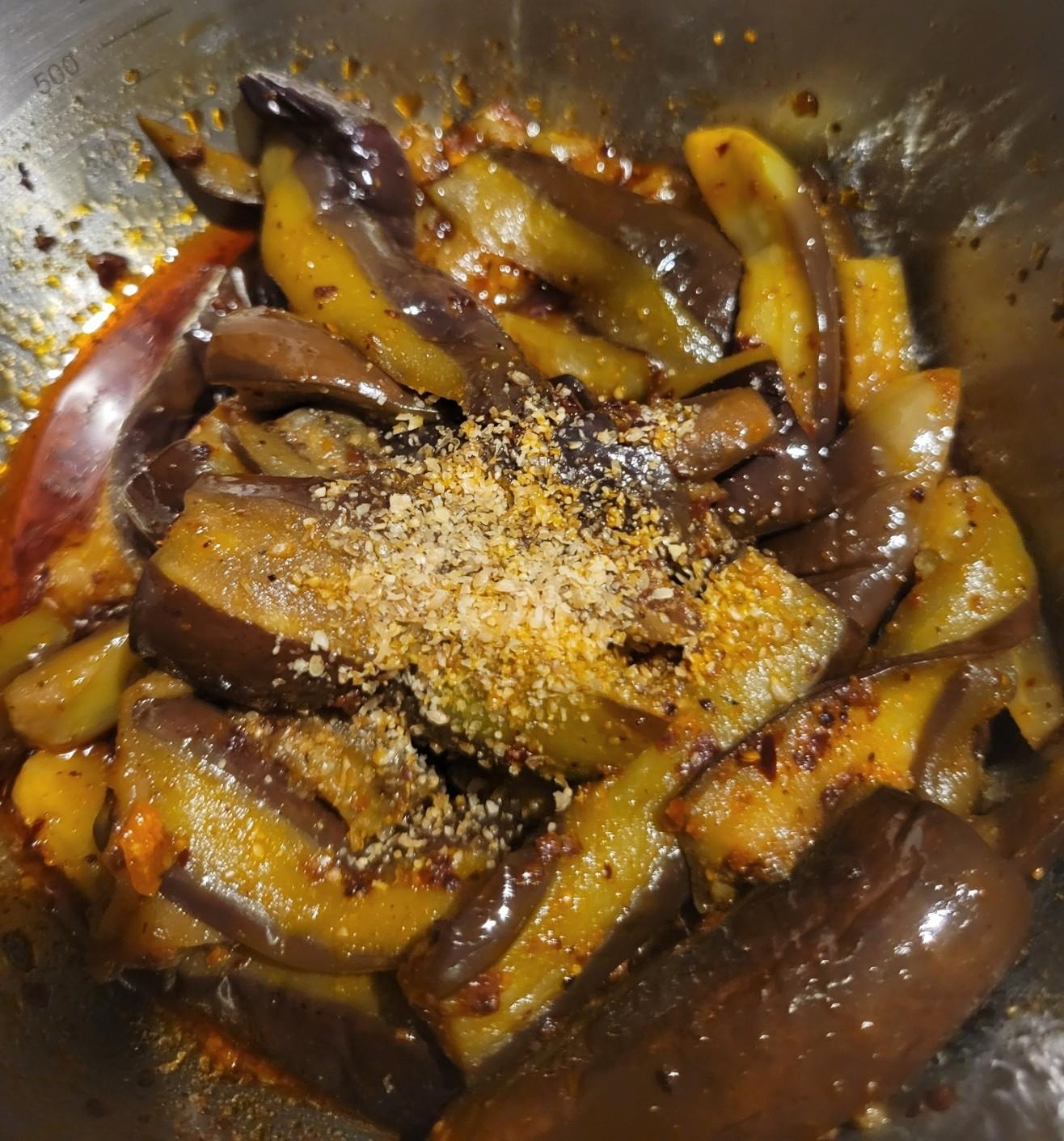 ☆彡ナスのピリ辛びたし