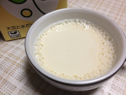 無調整の豆乳も、きな粉と蜂蜜で美味しくなりますね(#^.^#)
ごちそうさまでした。