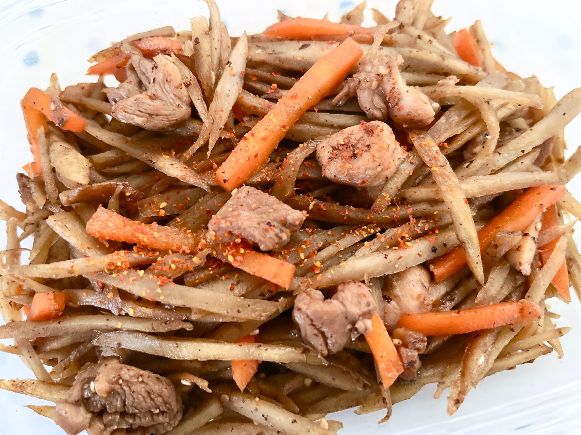 鶏ごぼうきんぴら