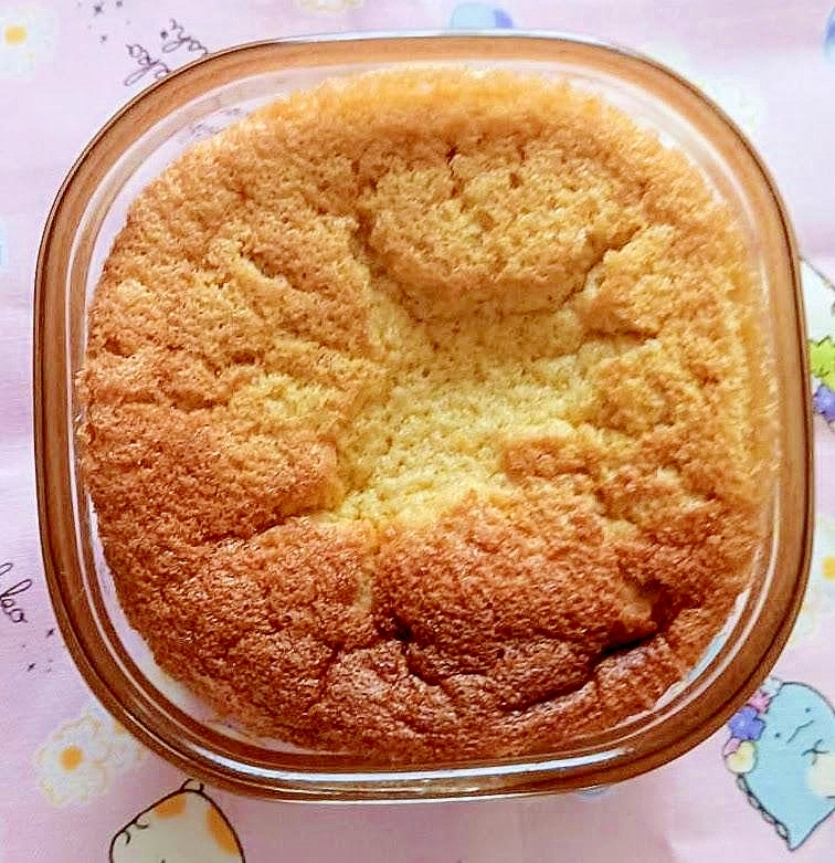 トースターDe簡単☆素朴なシフォンケーキ