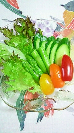 フリルレタスと 3色ミニトマトの可愛いサラダ レシピ 作り方 By 2727椿 楽天レシピ