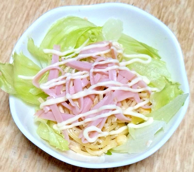 切干大根とパスタのマヨサラダ