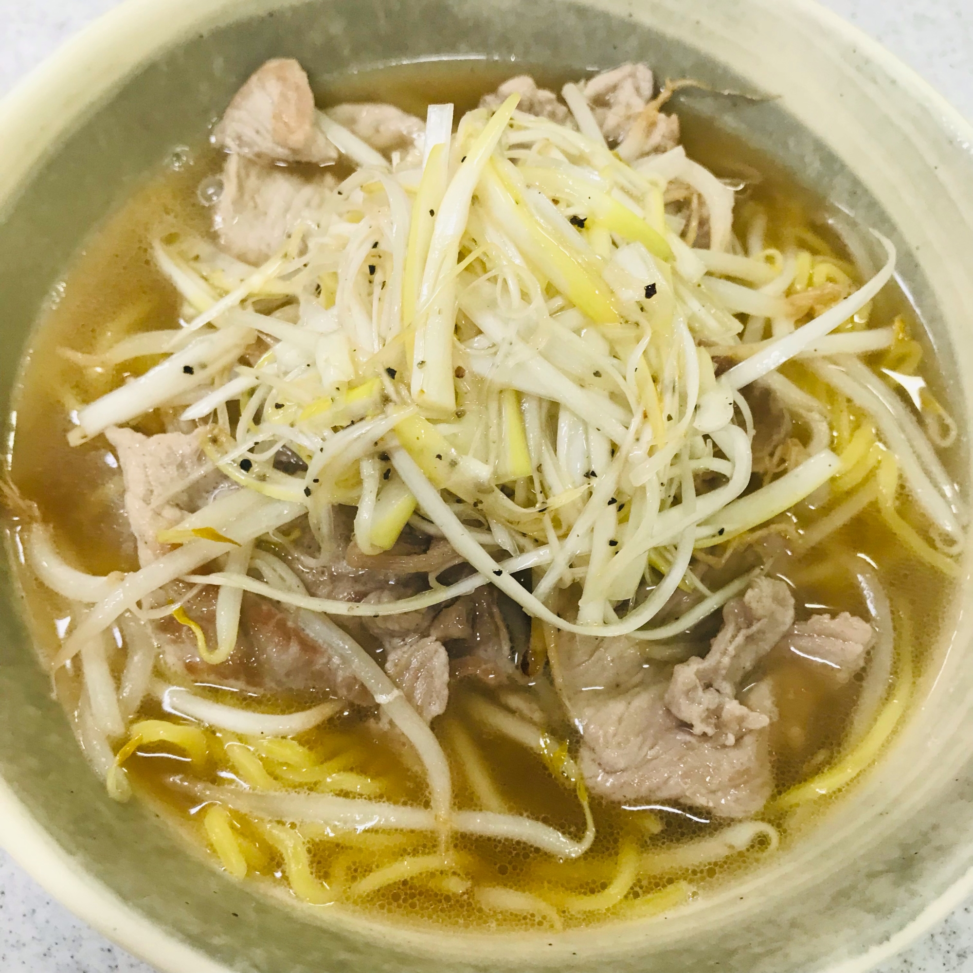 味付き白髪ネギたっぷり塩ラーメン レシピ 作り方 By ひよこピッピ 楽天レシピ