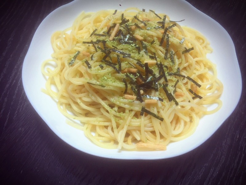 お茶漬けパスタ