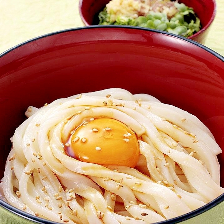 超簡単！「かき醤油」をかけるだけ！ぶっかけうどん