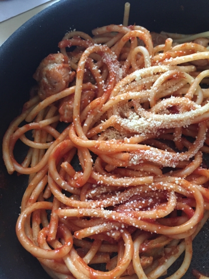 粉チーズを乗せてみました！美味しかったです！