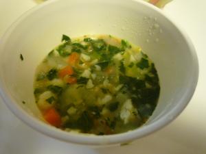 ＜離乳食＞かれいと野菜のコンソメスープ