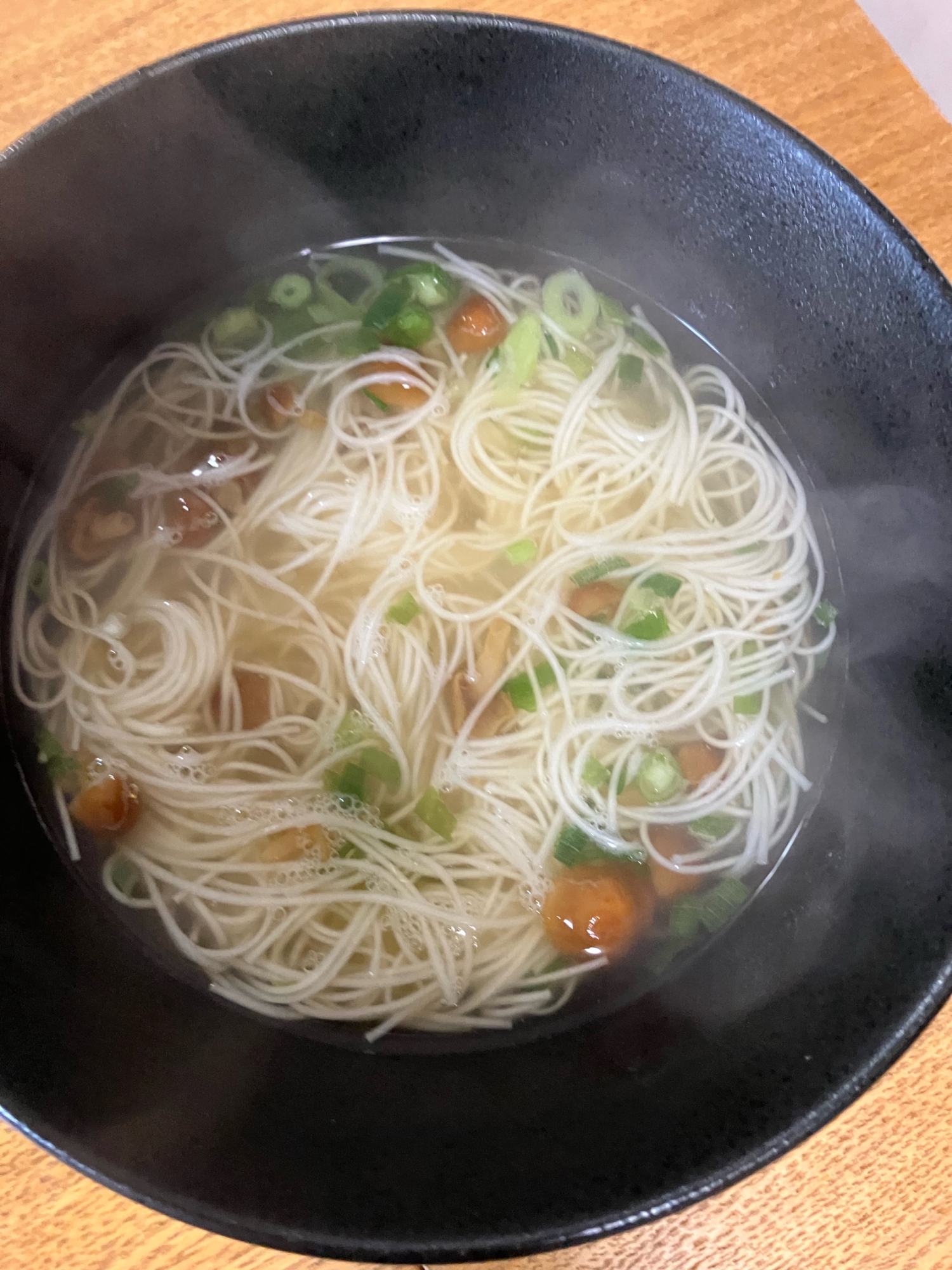 白だし温そうめん