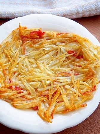 カニカマ入り!じゃが芋のガレット♪