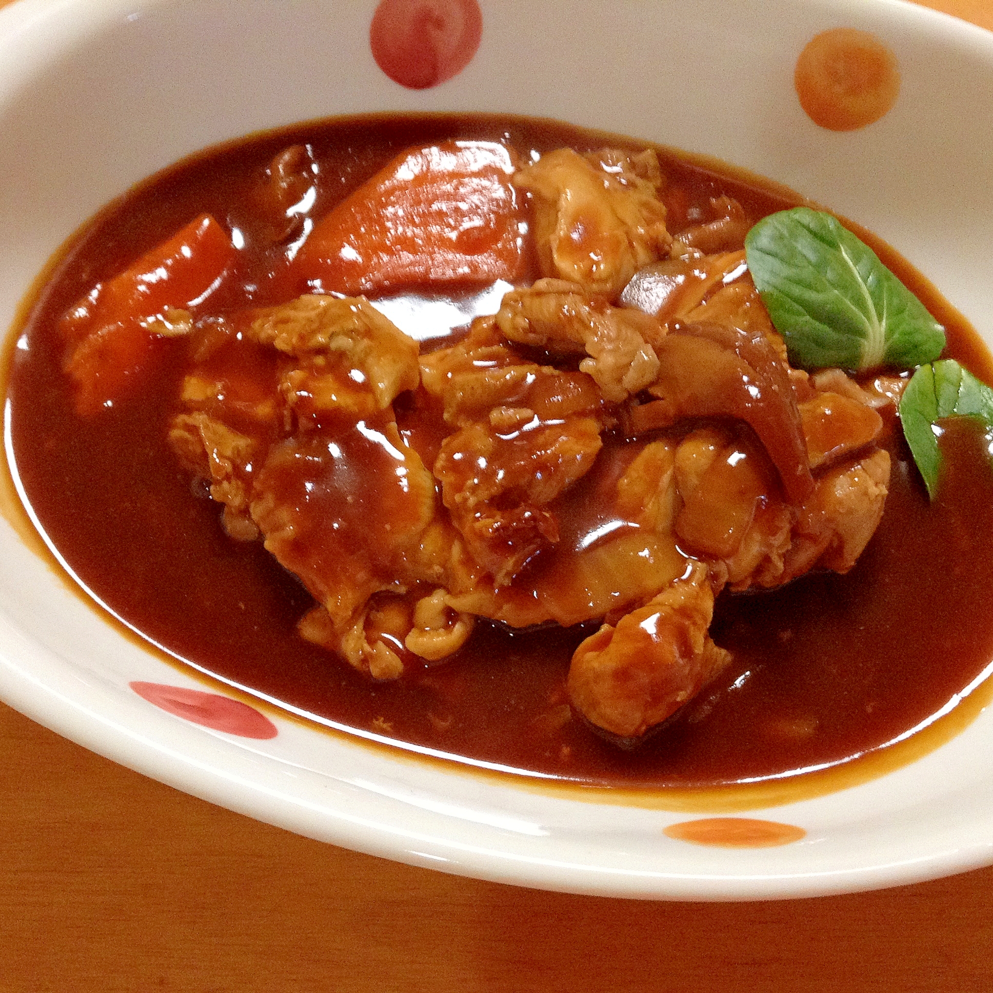 鶏もも肉のデミグラスソース煮 レシピ 作り方 By Youmi115 楽天レシピ