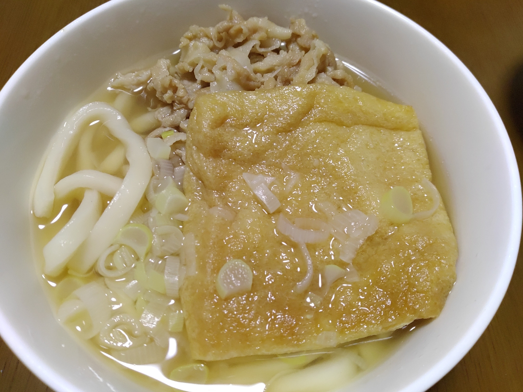 世界一美味しい！絶品☆肉きつねうどん♪