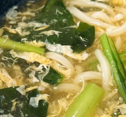 卵とじうどん★めんつゆ