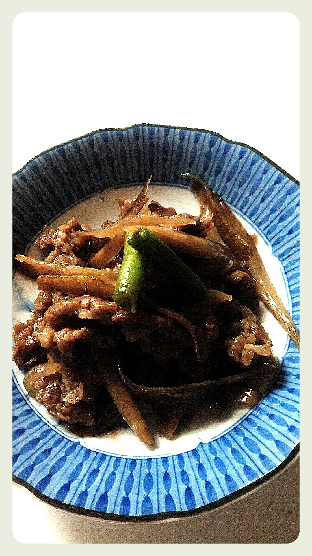 作り置きにも♪牛肉とゴボウの甘辛煮