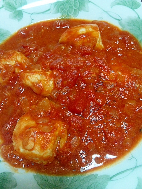 簡単☆鶏肉のトマト煮