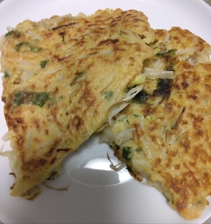ワンパンで❣️豆腐ともやしのもっちもちチヂミ