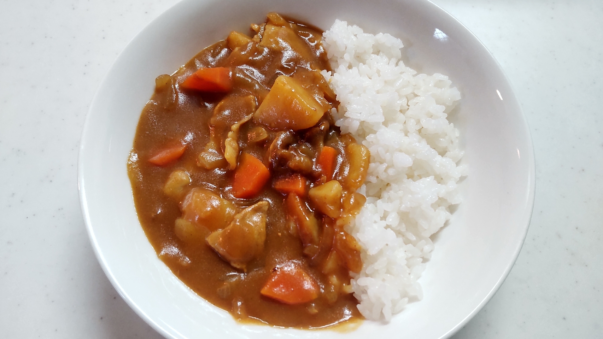 カレーライス（炒めなくてもコクがあって美味しい♪）