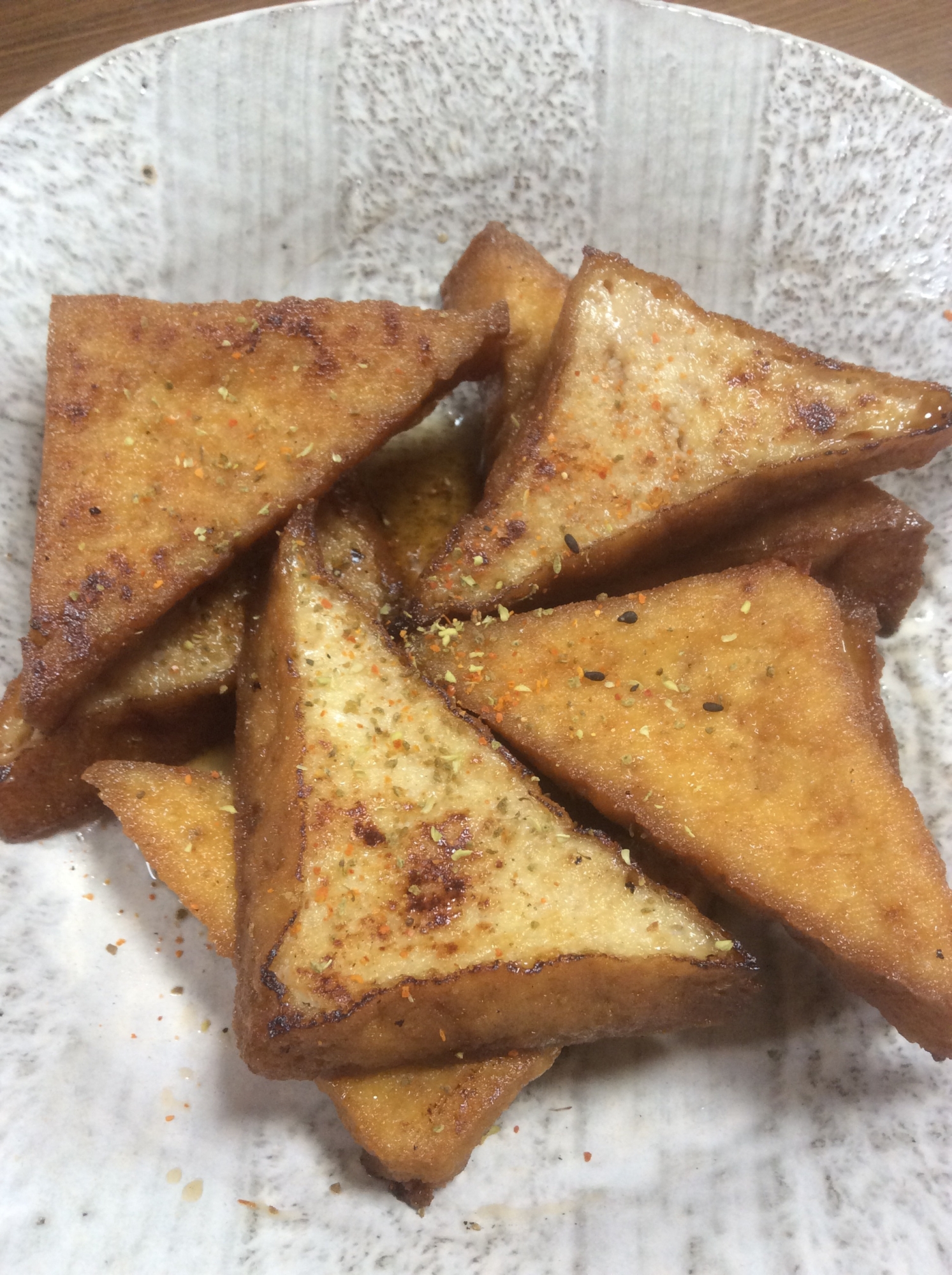 うなぎのかば焼きタレで厚揚げ煮