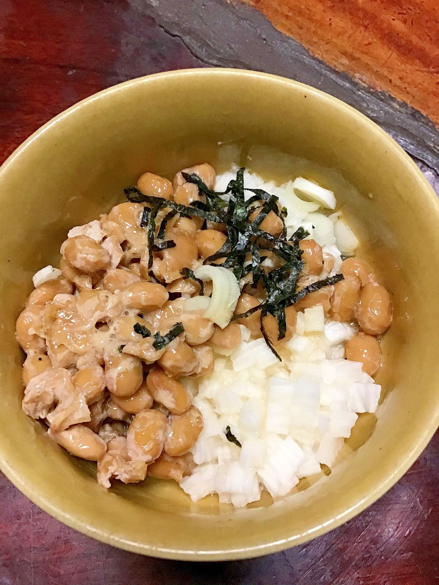 納豆と長芋のねばねば和え。