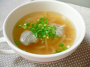 つみれの和風スープ