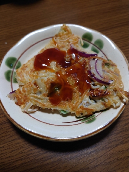 モチ♪カリ♪そうめんのお焼き風