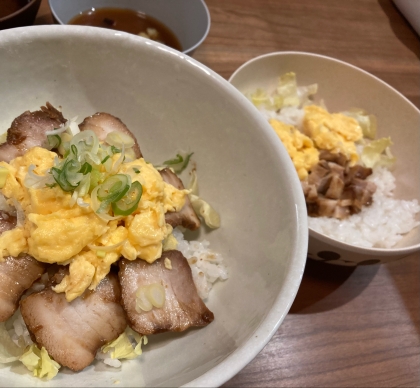 チャースクランブル丼