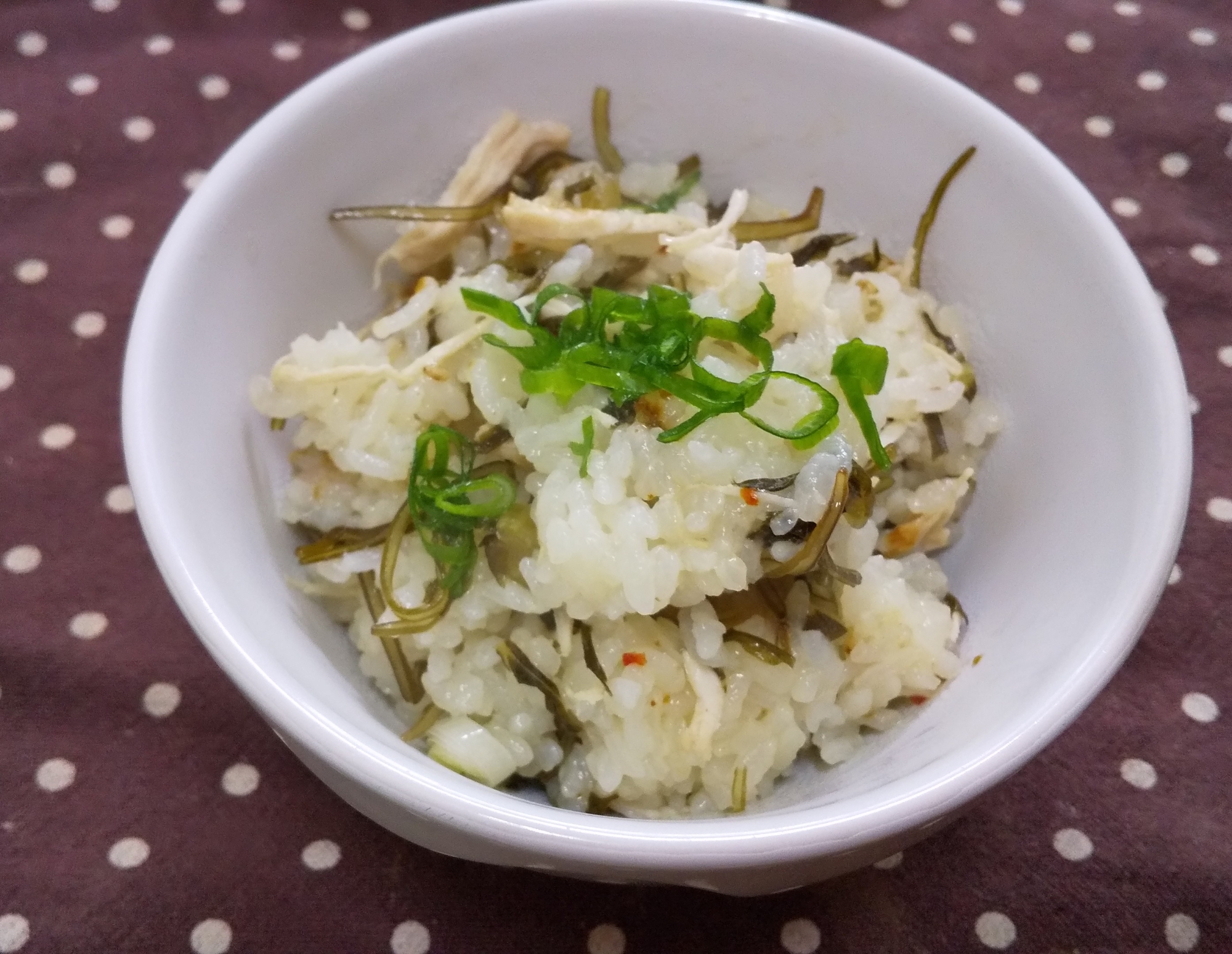 ネバネバ昆布わさびで炊き込みご飯