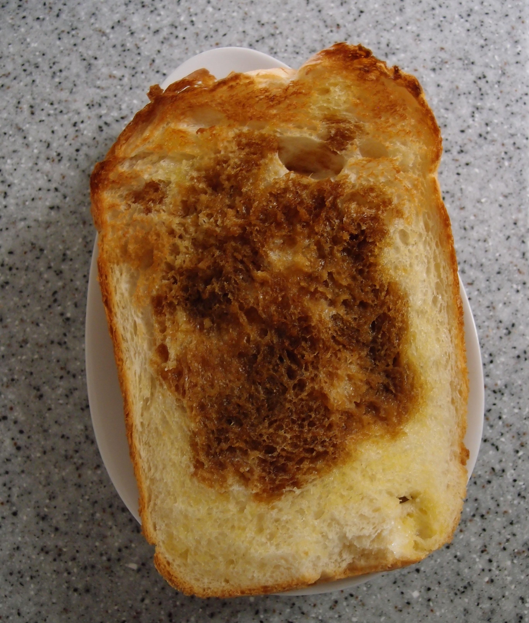 フライパンでコーヒーしみ込みトースト