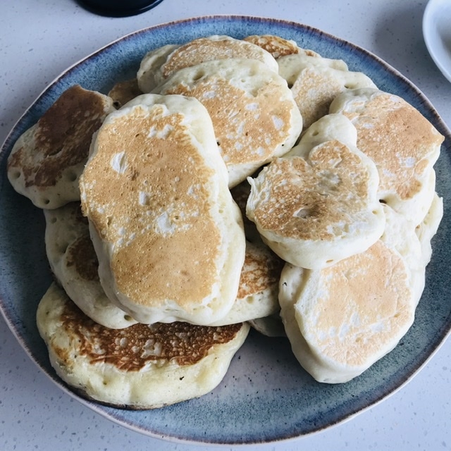 クランペットパンケーキ★夫が作るイギリス菓子