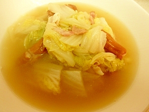 圧力鍋でお手軽☆白菜のスープ