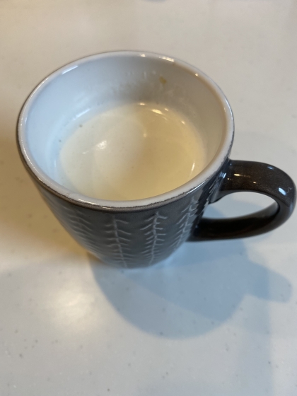 ジンジャーシナモンのホットミルク