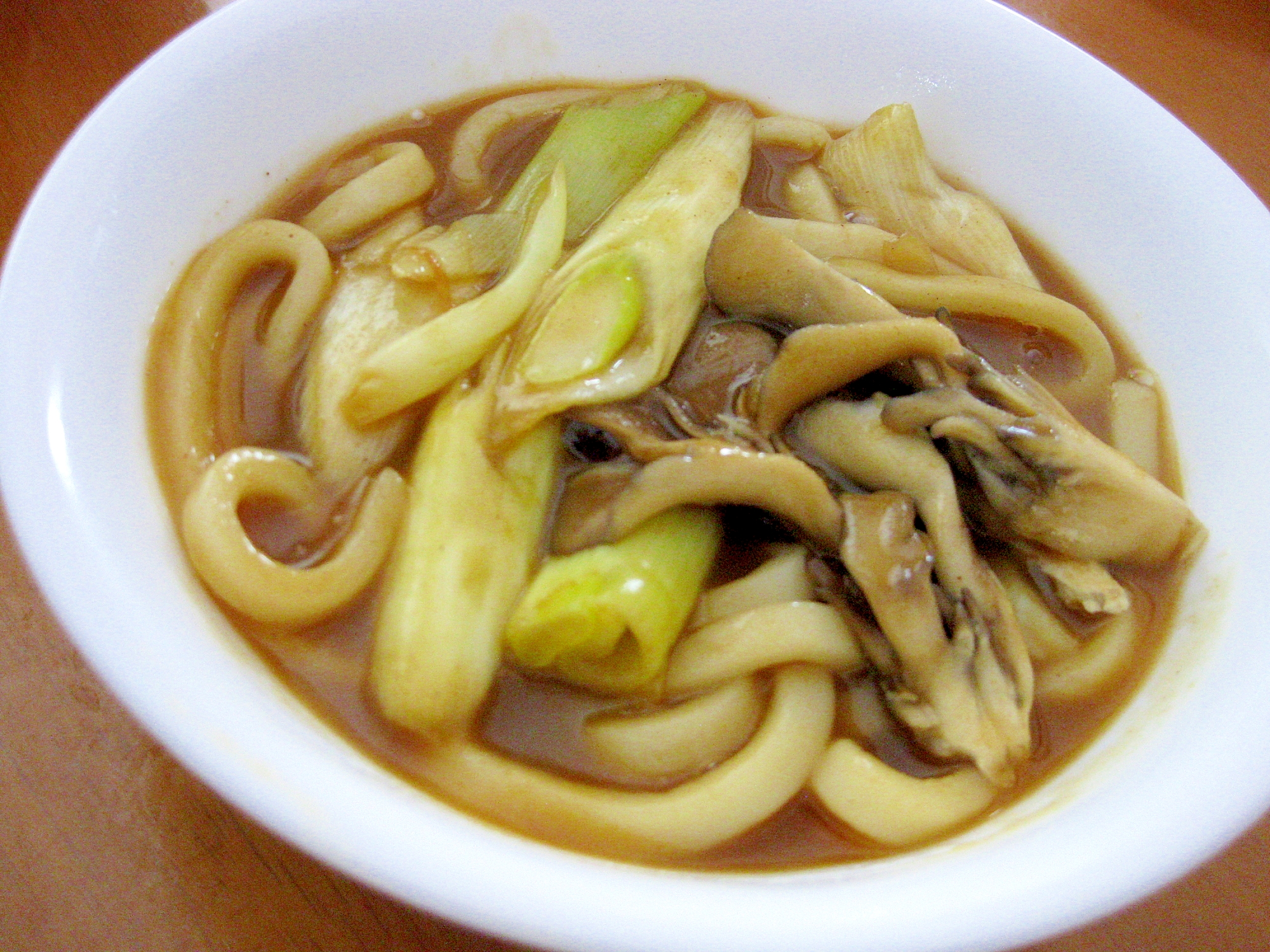 残ったカレーで簡単節約☆カレーうどん♪