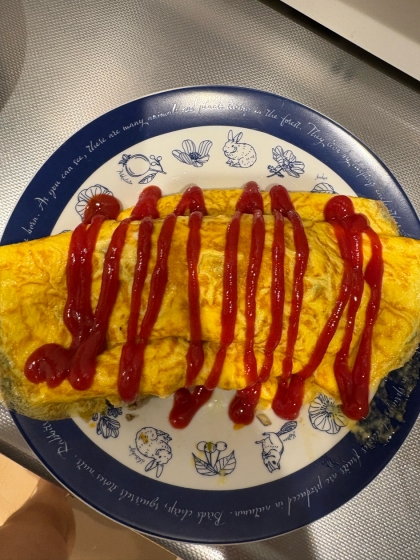 ボリュームたっぷり♪ポテトミートオムレツ♪