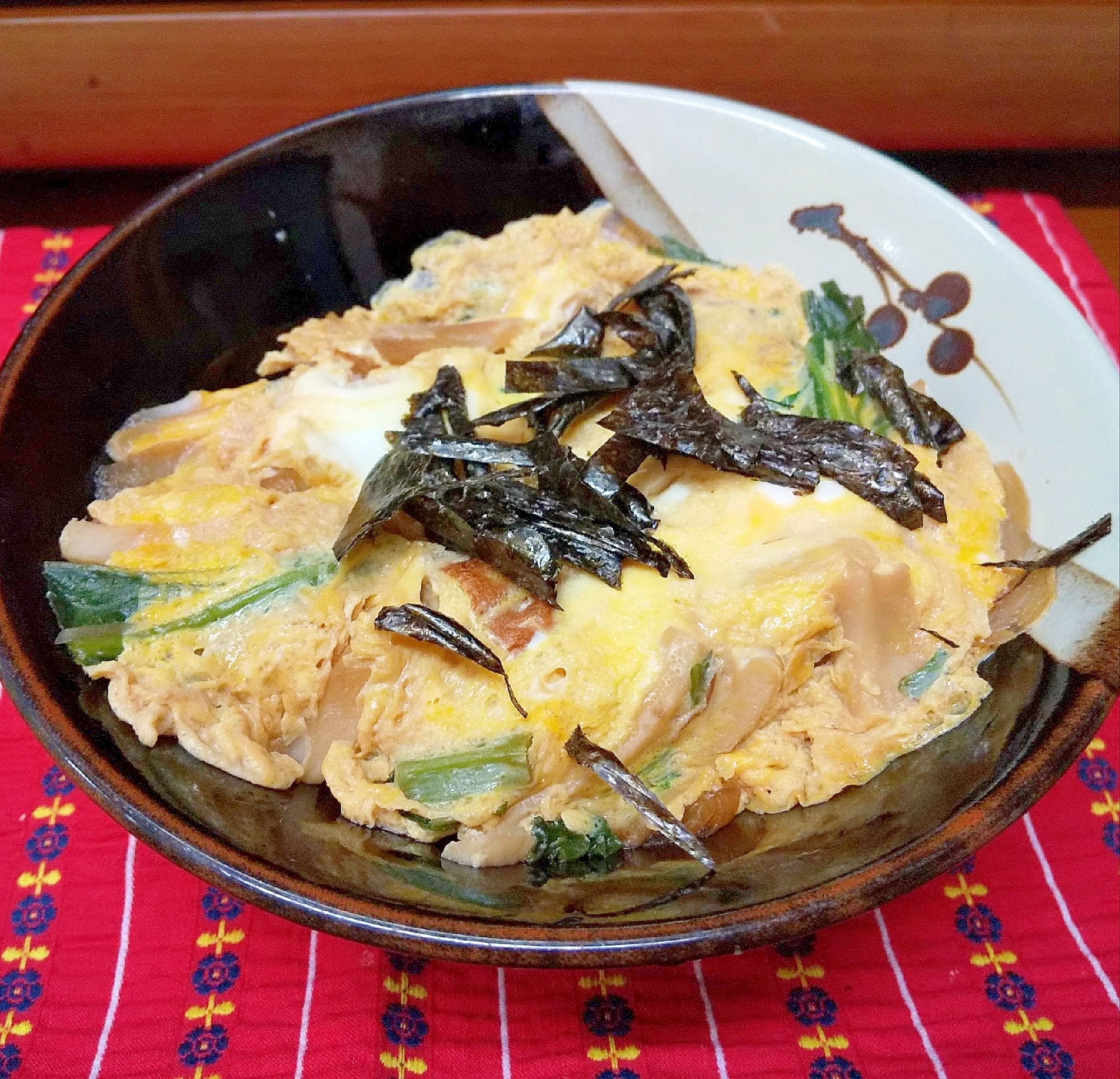 小松菜たまご丼