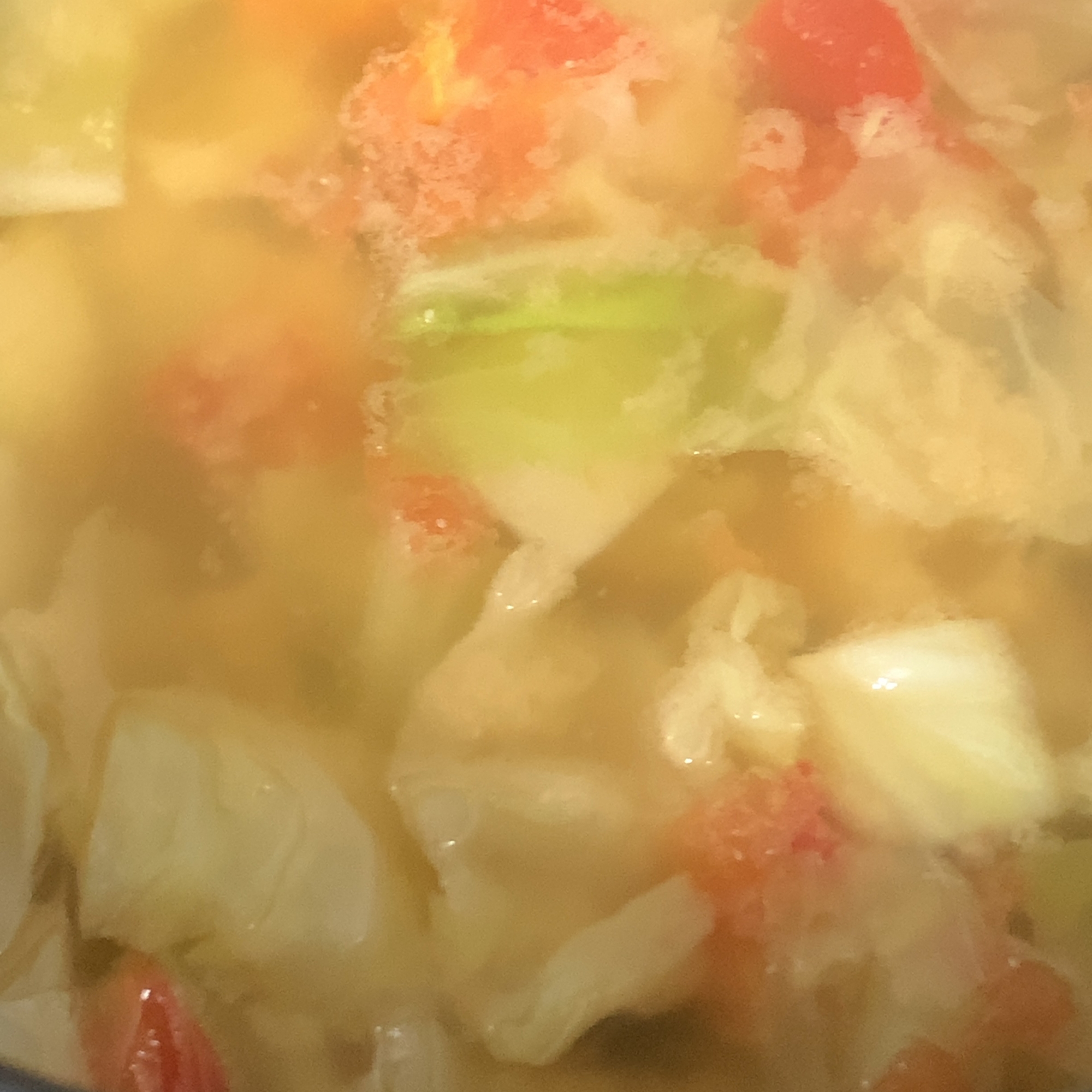 トマトとキャベツの味噌スープ