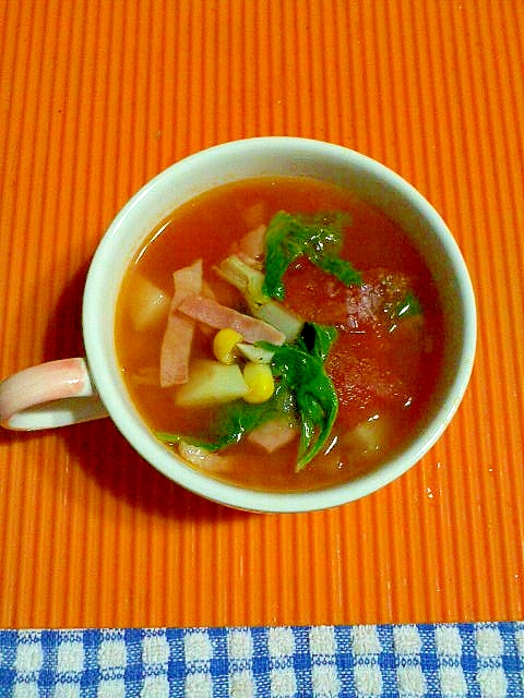 トマトとセロリのスープ レシピ 作り方 By テツオ63 楽天レシピ