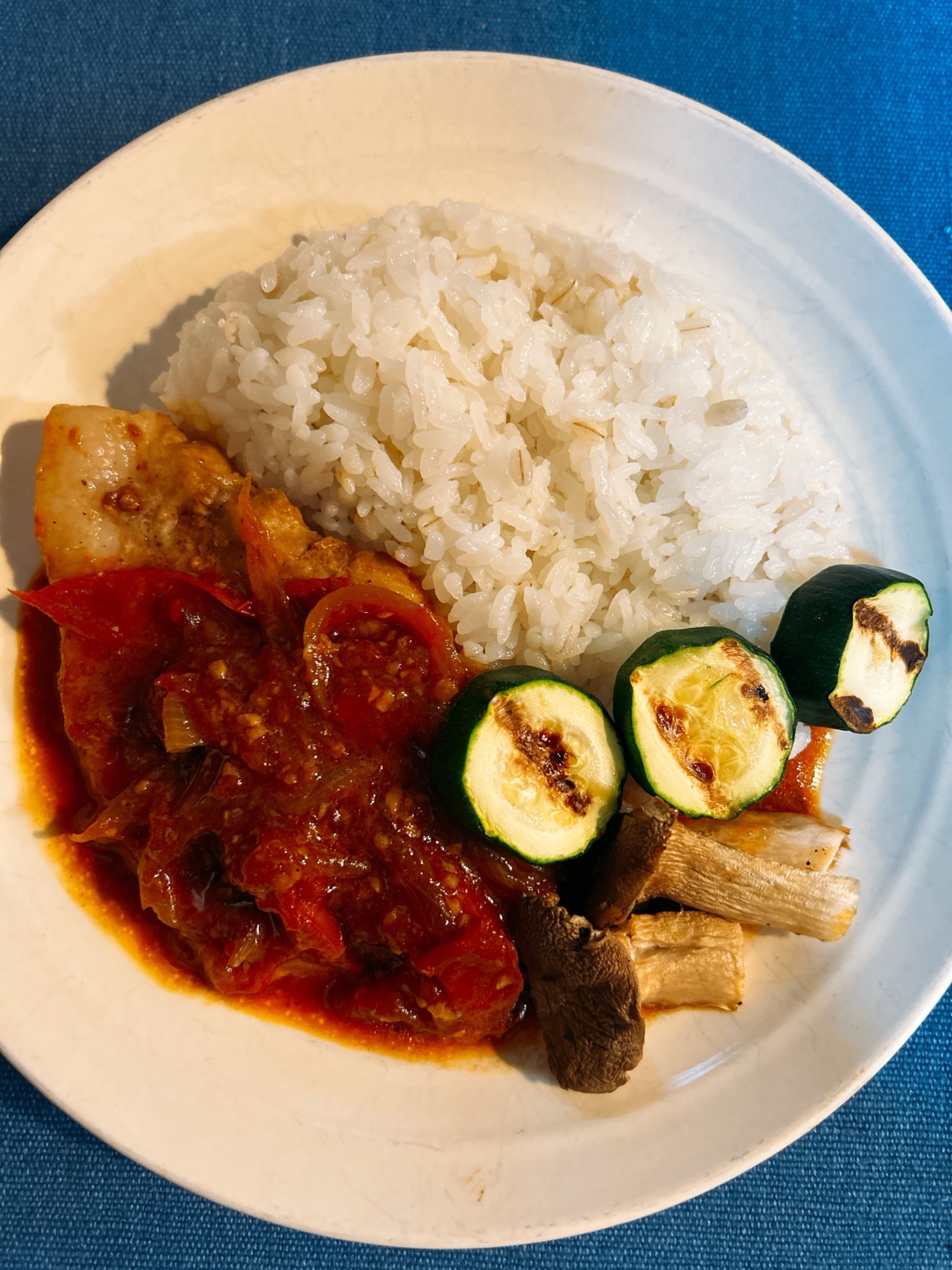 夏は豚厚切りロースで元気なワンディッシュに