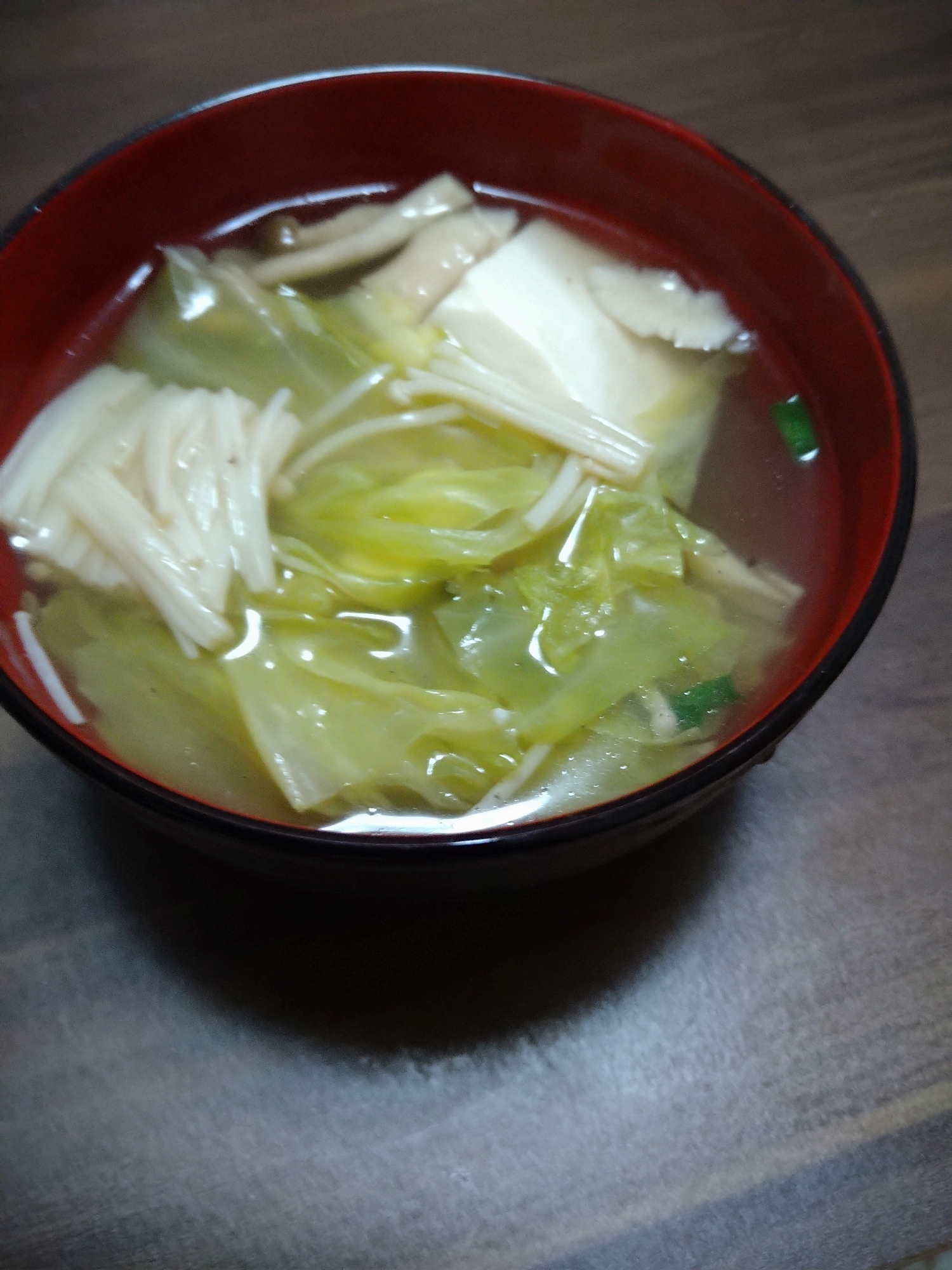 お豆腐のコンソメスープ