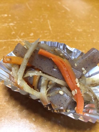 辛くない！お弁当にも便利なきんぴらごぼう