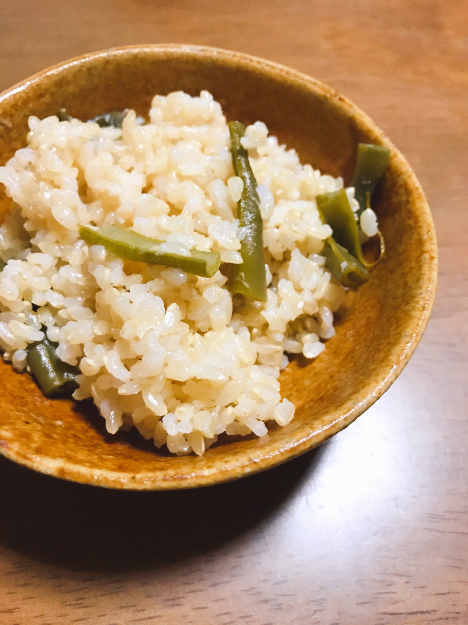 いんげんの炊き込みご飯