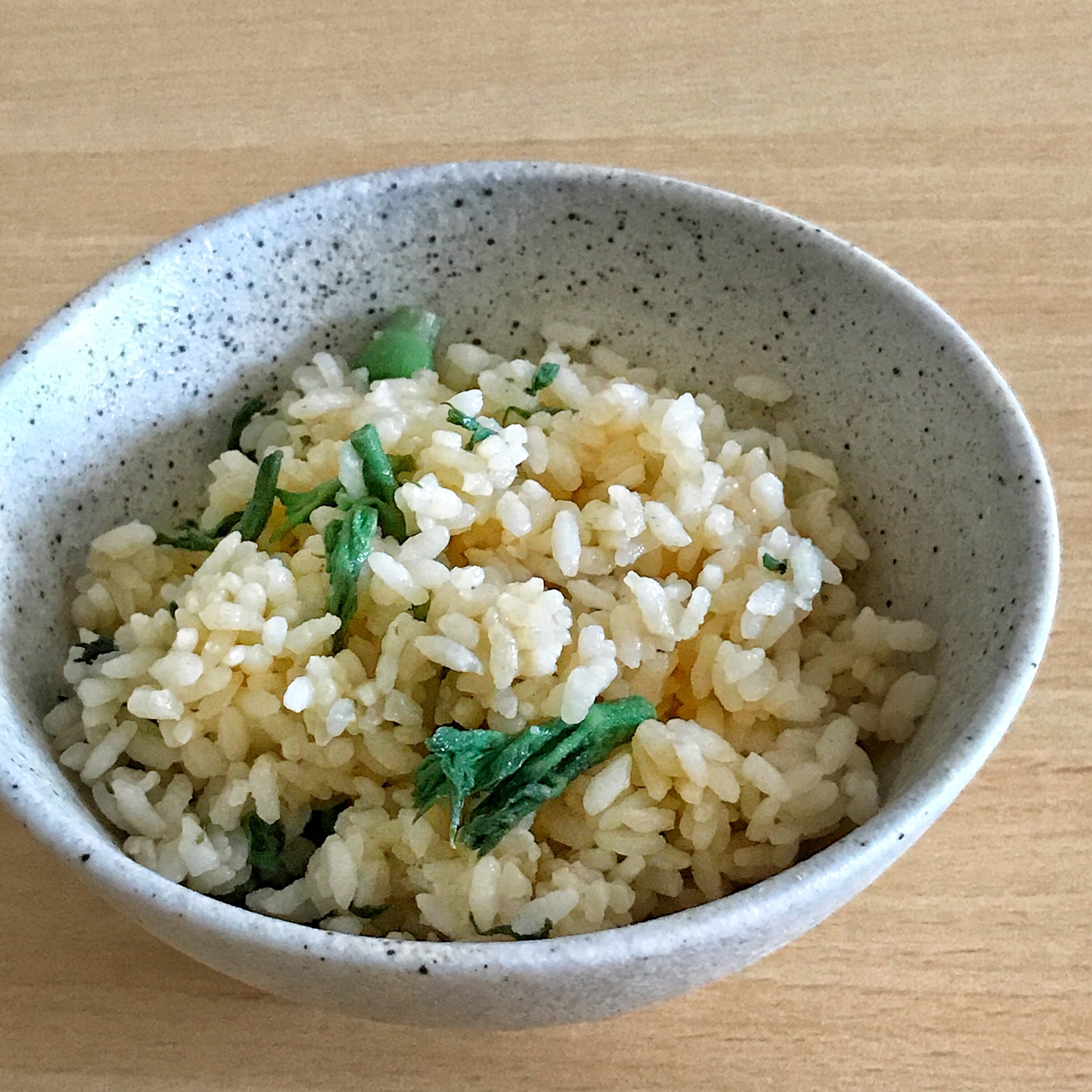 タラの芽の炊き込みご飯